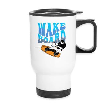 Wakeboarden Wakeboard - Thermobecher mit Tragegriff - Weiß - Vorne