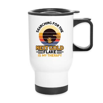 Gold Panner Gold Miner Gold Digger Gift - Thermal mug with handle - white - Front