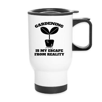 Gardener Garden Orchard Gift Hobby Gardener - Thermal mug with handle - white - Front