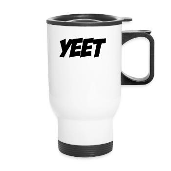 Yeet meme yeeted Slang Boy M dchen Teenager Yee - Thermal mug with handle - white - Front