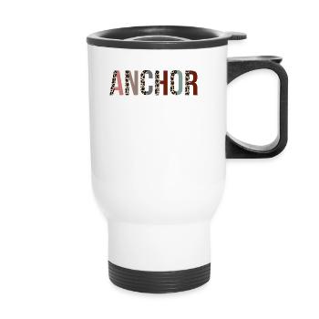 Anker - Thermobecher mit Tragegriff - Weiß - Vorne