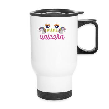 Licorne Einhorn - Tasse isotherme avec poignée - blanc - Devant