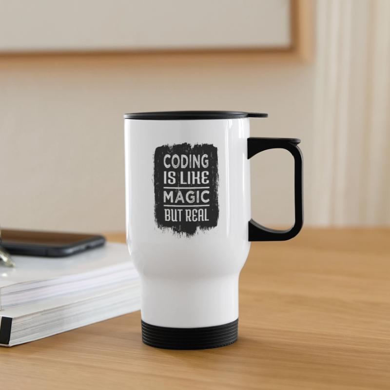 computers c plus plus computer humour present idea Thermal mug with handle