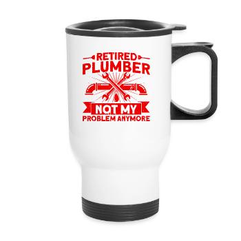 Installations sanitaires Plomberie Entretien de San - Tasse isotherme avec poignée - blanc - Devant