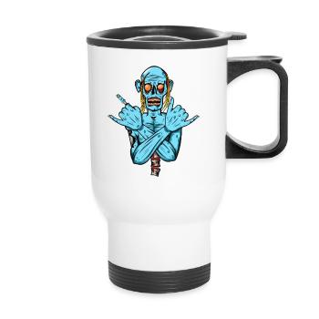 Zombie - Halloween - Thermal mug with handle - white - Front