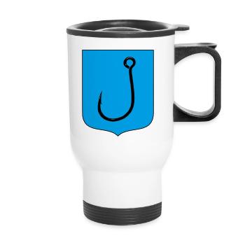 Crochet - Tasse isotherme avec poignée - blanc - Devant