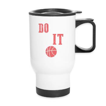 Don't Quit Basketball - Thermal mug with handle - white - Front