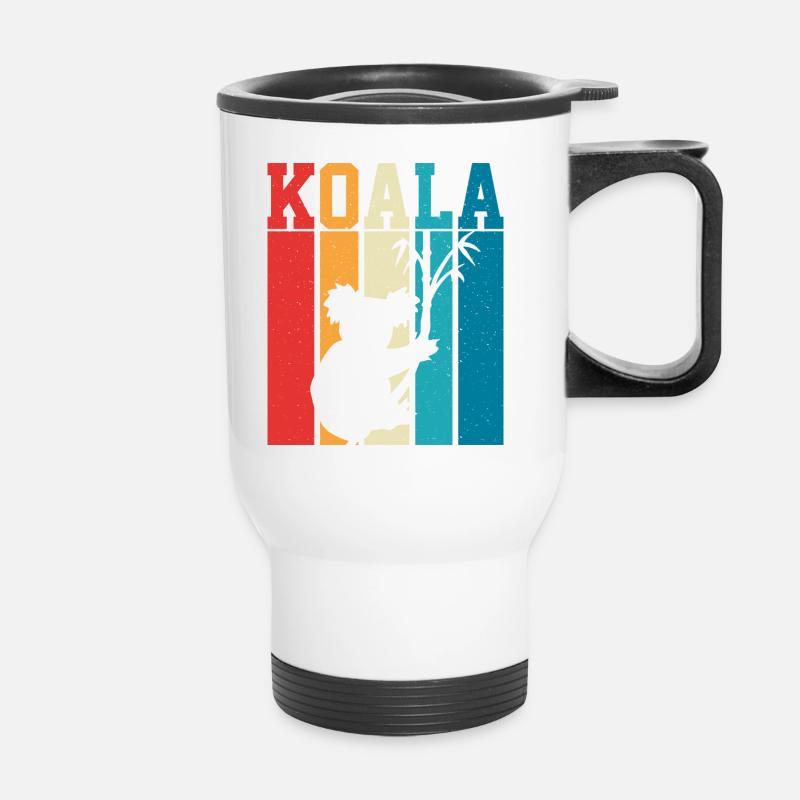 Koala Australian Koala Bear - Tasse isotherme avec poignée - blanc