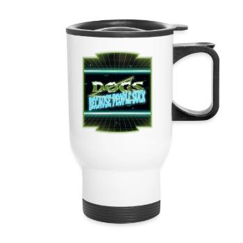Mammal Dog Friendly Beagle Love Animal Welfare - Tasse isotherme avec poignée - blanc - Devant