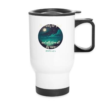Bible verse Christian religious motif - Thermal mug with handle - white - Front