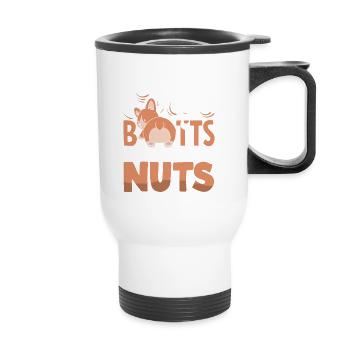 Corgi Butts Drive Me Nuts Corgi Butt Dog Lovers - Thermal mug with handle - white - Front