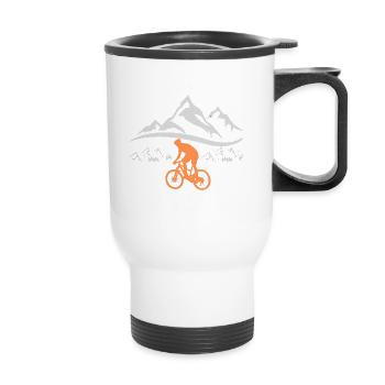Sport - Tasse isotherme avec poignée - blanc - Devant