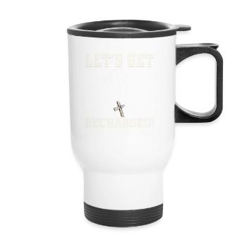Let's Recharge Christian Holiness - Thermal mug with handle - white - Front