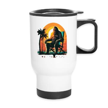 Retraite retirée 2023 - Tasse isotherme avec poignée - blanc - Devant