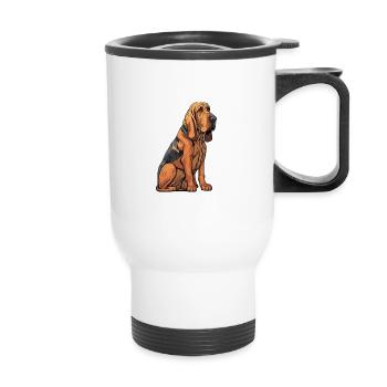 Bloodhound First We Steal Your Heart - Tasse isotherme avec poignée - blanc - Devant