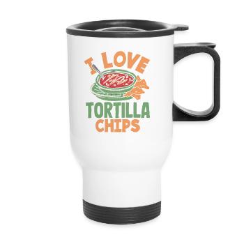 Taco Design for a Mexican Food Lover with Spanish - Thermal mug with handle - white - Front