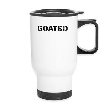 Goated Gamer Meme Video Games Gamer Goated - Thermobecher mit Tragegriff - Weiß - Vorne