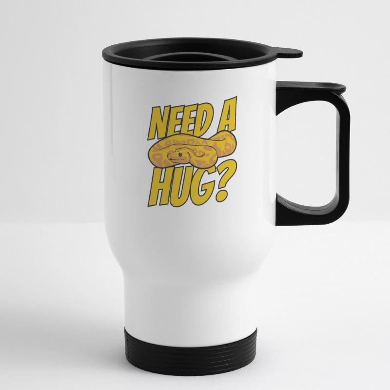 Need A Hug Python Snake Python Breeder Banana Thermal mug with handle