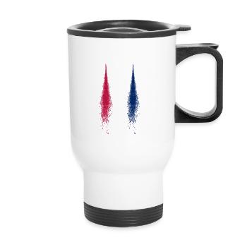 Patriotic 4th Of July - Thermal mug with handle - white - Front
