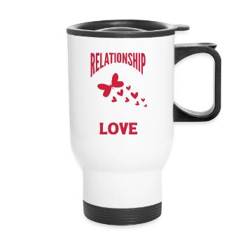 Relationship Metamorphosis Embrace the Journey of - Thermal mug with handle - white - Front