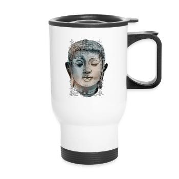 Buddha - Thermobecher mit Tragegriff - Weiß - Vorne