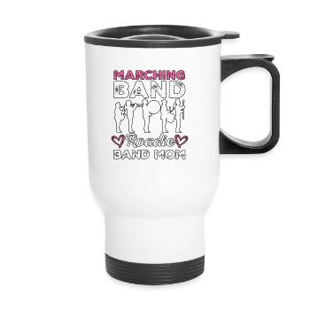 Marching Band Roadie Band Maman - Tasse isotherme avec poignée - blanc - Devant