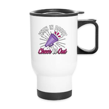 En cas de doute Cheerleading - Tasse isotherme avec poignée - blanc - Devant