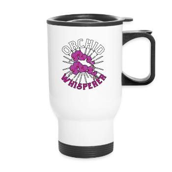 Orchid Whisperer Orchid Growers - Thermal mug with handle - white - Front