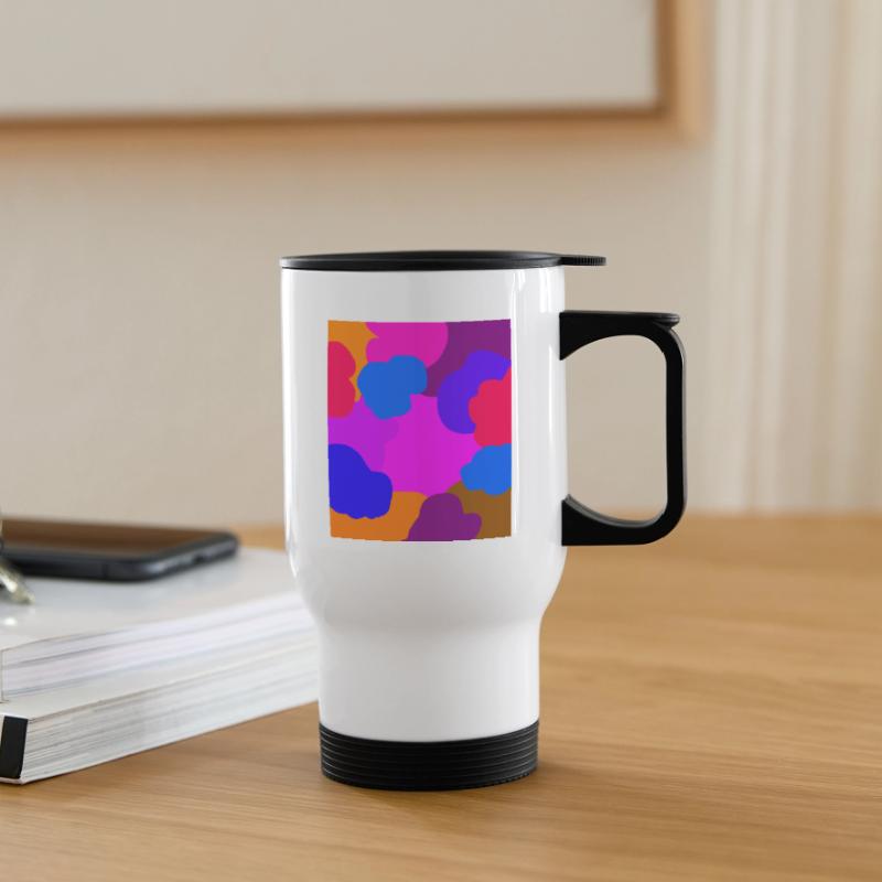 Clouds Thermal mug with handle