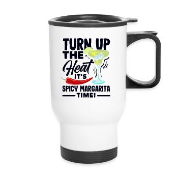 Attenzione Spicy Margarita Cocktail Lover's - Thermobecher mit Tragegriff - Weiß - Vorne