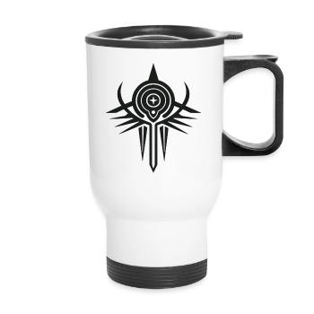 Discover exclusive Anunnaki illustrations - Thermal mug with handle - white - Front