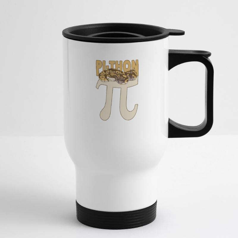 Pi-Thon Drôle Pi Jour Python Serpent Math Tasse isotherme avec poignée