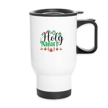 O Holy Night - Thermal mug with handle - white - Front