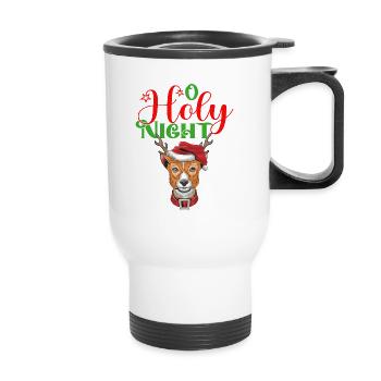O Holy Night - Thermal mug with handle - white - Front