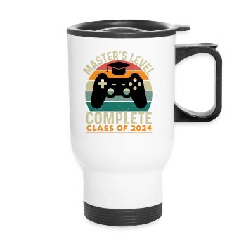 Classe Complète De Niveau Master De 2024 - Bachelor - Tasse isotherme avec poignée - blanc - Devant