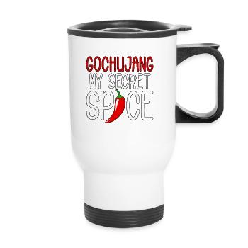 Gochujang My Secret Spice Coréen Épicé - Tasse isotherme avec poignée - blanc - Devant