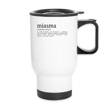 Miasme - Définition du dictionnaire - Tasse isotherme avec poignée - blanc - Devant