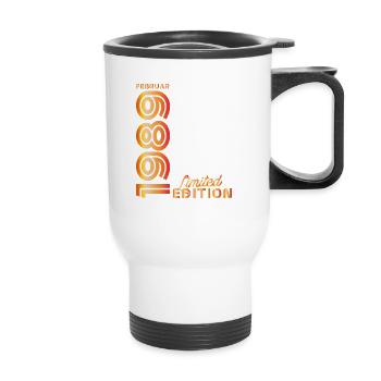 Happy 35 – Édition anniversaire février 1989 - Tasse isotherme avec poignée - blanc - Devant
