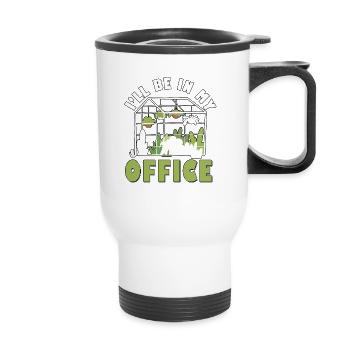 Greenhouse, Garden, Plants, Lover, Gardening - Thermal mug with handle - white - Front