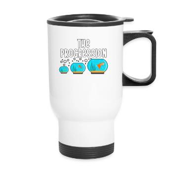 Aquarium The Progression Aquarist Fish Tank - Thermal mug with handle - white - Front