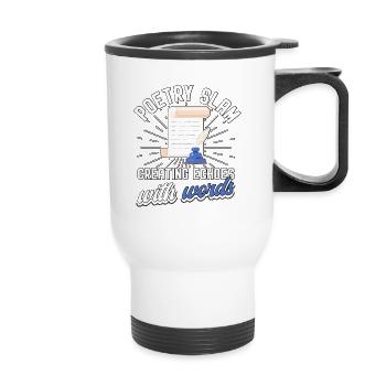 Creating Echoes With Words Writer - Thermal mug with handle - white - Front