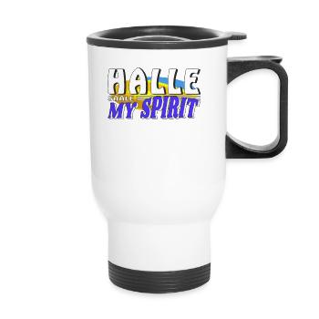 HALLE SAALE MY SPIRIT - Thermal mug with handle - white - Front