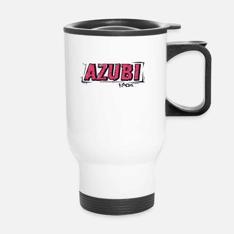 The new trainee - Trainee - Thermal mug with handle - white