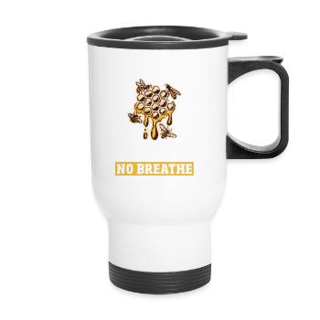 Beekeeper Heartbeat Honeycomb Love Pollination - Thermal mug with handle - white - Front