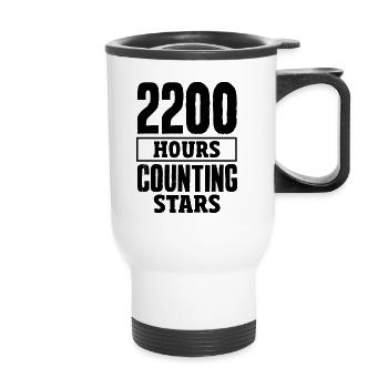 Embrace the Mission Military Time Adventure Call - Thermal mug with handle - white - Front