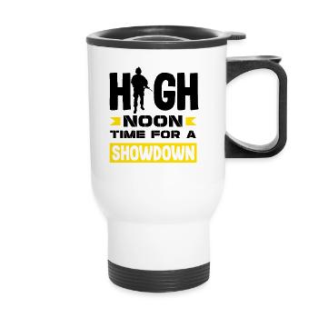 Embrace the Mission Military Time Adventure Call - Thermal mug with handle - white - Front
