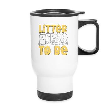 Five Time Extinction Event Winner Microbiology - Thermal mug with handle - white - Front