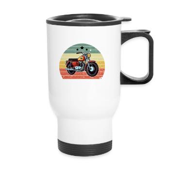 I'm Not Old I'm Classic - Vintage Retro Sunset - Thermal mug with handle - white - Front