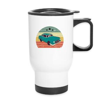 I'm Not Old I'm Classic - Vintage Retro Sunset - Thermal mug with handle - white - Front