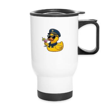 Croisière Duck Duck - Tasse isotherme avec poignée - blanc - Devant